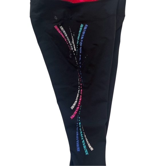 Women's Kyodon Black Workout Capris Size L 12-14 - Picture 2 of 6